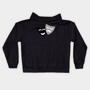 Theater Masks Kids Hoodie